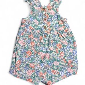 Vintage Floral Romper